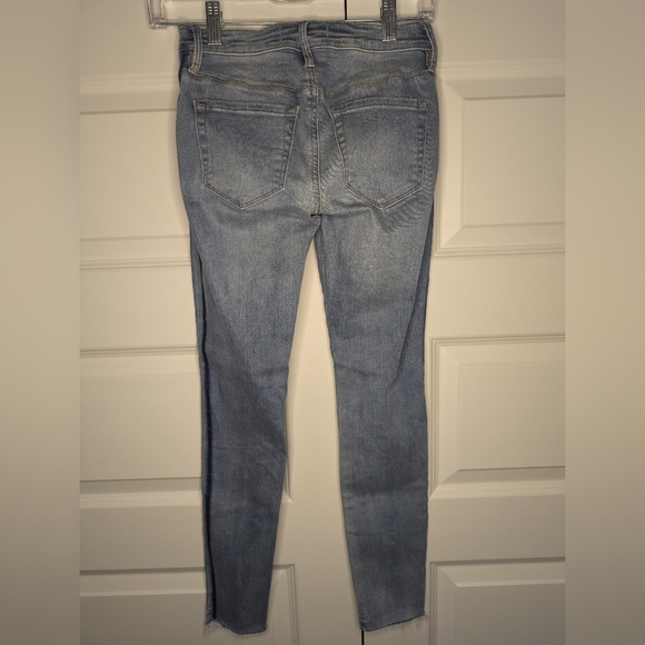 Pac Sun Womens Ankle Jegging Size 23 - 2 Blue Stripes down the side - Picture 2 of 11